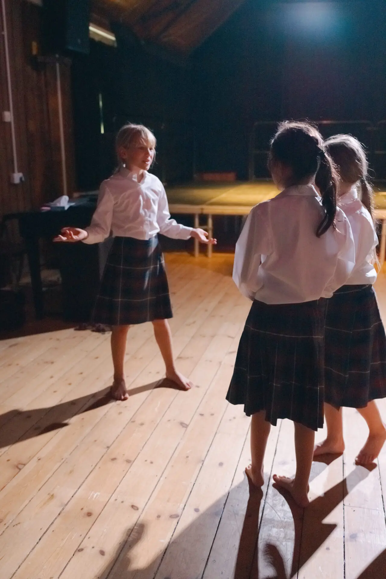 Image of pupils in a drama class